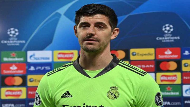 ريال مدريد يعلن غياب كورتوا عن الكلاسيكو ضد برشلونة بسبب الأنفلونزا
