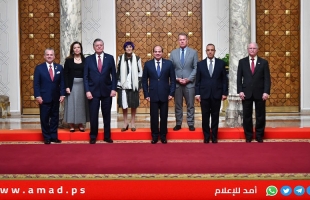 السيسي:  إقامة دولة فلسطينية السبيل لإنهاء التوتر الإقليمي