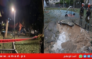 تل ابيب:  سقوط صاروخ بشكل مباشر في بني براك وإصابة 16 شخص- فيديو
