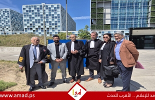 قافلة العدالة تصل إلى أمام المحكمة الجنائية الدولية برفقة الفريق القانوني