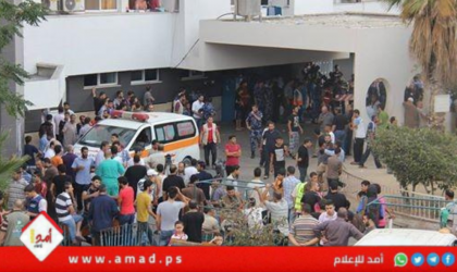 انتشال شهداء من مقبرة جماعية بمستشفى الشفاء