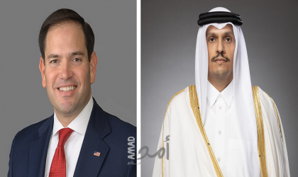 وزيرا خارجية قطر و أمريكا يطالبان طرفي اتفاق غزة الالتزام ببنوده