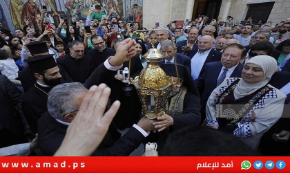 دون فرح..الكنائس المسيحية تحتفل بعيد الفصح المجيد في الضفة المحتلة