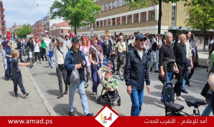 مظاهرات حاشدة في السويد وإسبانيا وأيرلندا تدعو لوقف حرب الإبادة ومقاطعة إسرائيل