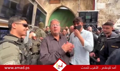 المتطرف "بن غفير" يقود اقتحاماً لمنطقة باب المغاربة في أولى جمع رمضان