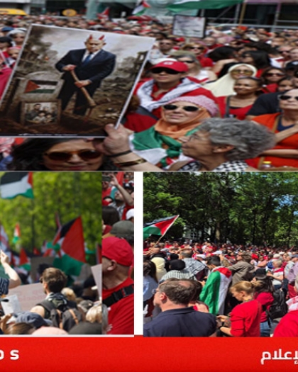 آلاف يتظاهرون في بروكسل ولاهاي تضامنا مع فلسطين وتنديدًا بالعدوان على غزة- صور وفيديو